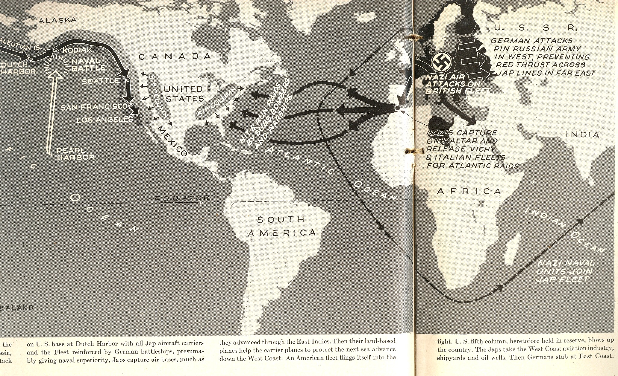 Jf Ptak Science Books Mapping The Invasion Of America 1942